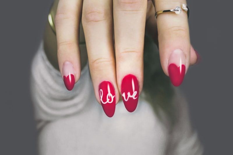 Love nail art design