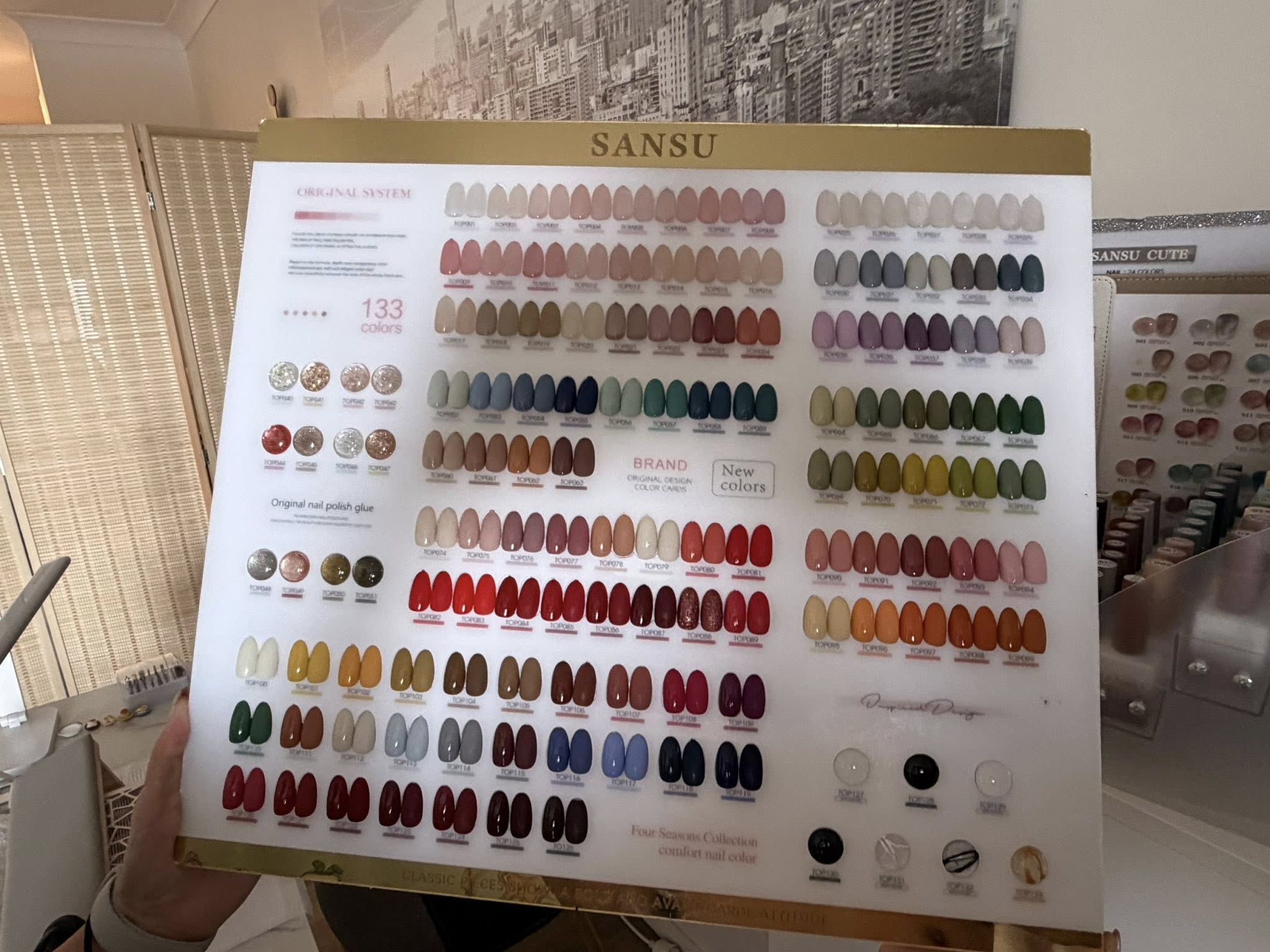 Gel polish colour collection